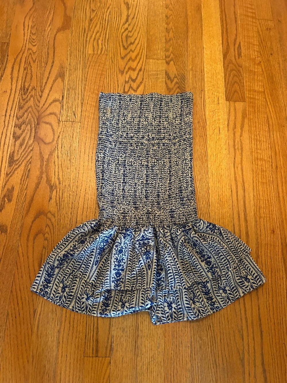 Subdued ruffle mini dress